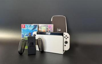 Nintendo Switch OLED  + Games + Accessoires beschikbaar voor biedingen