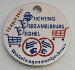 Winkelwagenmunt winkelwagenmuntjesbeurs Veghel 13 april 2025, Ophalen of Verzenden