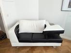 Unieke zwart-witte designbank, Huis en Inrichting, Ophalen, Eenpersoons, Wit, 190 cm of minder