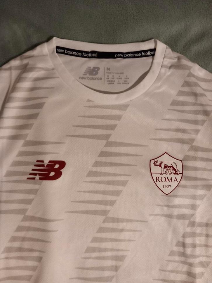 AS Roma uitshirtje maat Medium (22-23), Kleding | Heren, Sportkleding, Zo goed als nieuw, Voetbal, Maat 48/50 (M), Wit, Ophalen