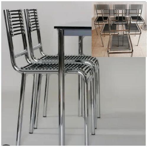 René Herbst Cord Chair (6 beschikbaar), Antiek en Kunst, Antiek | Meubels | Stoelen en Sofa's, Ophalen