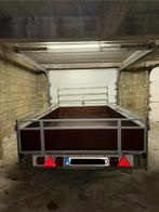 Aanhangwagen dubbelas Extra breed, Auto diversen, Aanhangers en Bagagewagens, Ophalen of Verzenden, Zo goed als nieuw