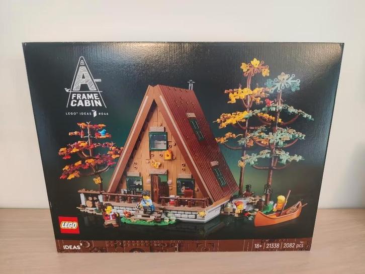 LEGO Ideas 21338 A-frame boshut, Enfants & Bébés, Jouets | Duplo & Lego, Neuf, Lego, Ensemble complet, Enlèvement ou Envoi