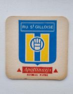 Bierkaartje R. Union St. Gilloise (Appollinaris), Ophalen of Verzenden