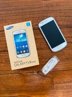 Samsung Galaxy S3 mini + hoes + oortjes, Telecommunicatie, Gebruikt, Ophalen of Verzenden, Wit