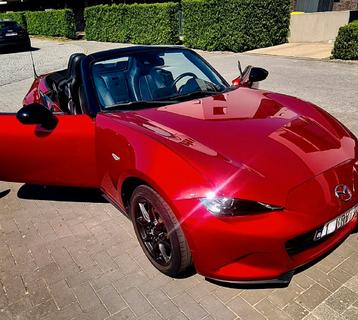 Mazda MX5 te koop!, Autos, Achat, Cabriolet, Boîte manuelle, Noir