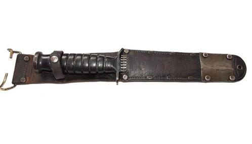 1943 US PARACHUTIST M3-mes en M6 MILSCO, Verzamelen, Militaria | Tweede Wereldoorlog, Overige soorten, Ophalen of Verzenden
