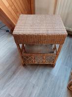 Rieten tafeltje, Ophalen