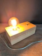 Lampe décorative en bois, Lucide, Ophalen of Verzenden, Zo goed als nieuw, Hout, Minder dan 50 cm