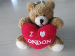 Knuffel in vorm v.e. lichtbruine beer met hart (superzacht), Ophalen of Verzenden, Nieuw, Beer