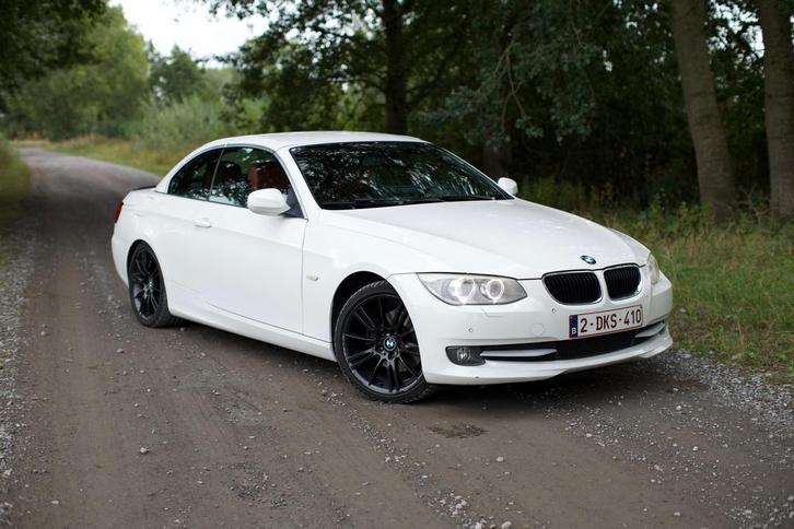 BMW 320d Cabrio – 2010 Goed onderhouden M-pakket interieur, Auto's, BMW, Particulier, 3 Reeks, ABS, Adaptieve lichten, Adaptive Cruise Control