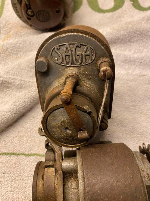 Magnet d'avant-guerre Saga et A-F 104542 dj. pre-war, Motos, Motos | Oldtimers & Ancêtres, Enlèvement ou Envoi
