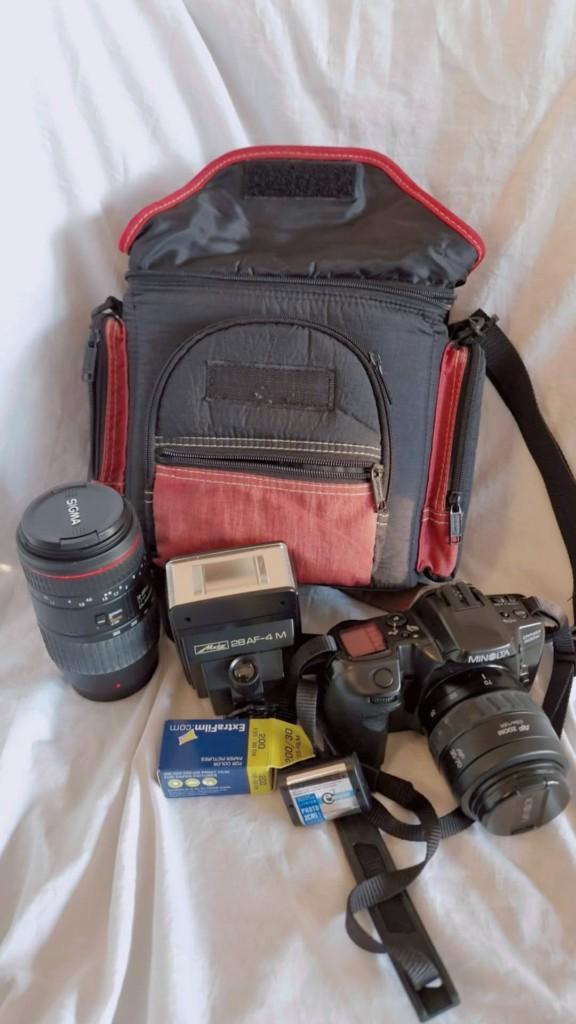 Minolta 35mm filmcamera, TV, Hi-fi & Vidéo, Appareils photo analogiques, Utilisé, Minolta, Enlèvement