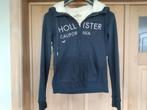 warme grijsblauwe Hollister hoodie sherpavoering maat XS, Blauw, Ophalen of Verzenden, Zo goed als nieuw, Maat 34 (XS) of kleiner
