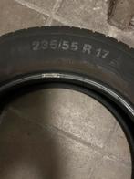 235/55 R17 winterbanden Set van 4, Ophalen, Gebruikt, 17 inch, Winterbanden
