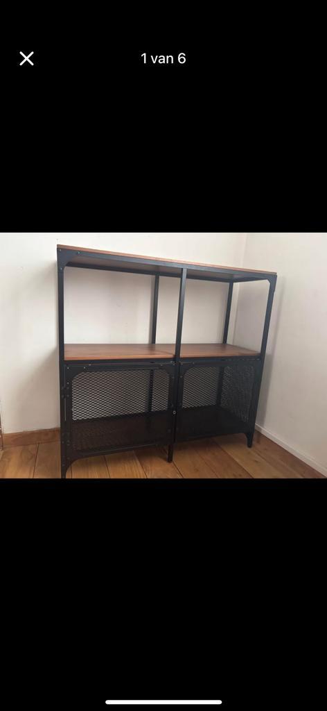 IKEA FJÄLLBO TV-meubel + stellingkast, Huis en Inrichting, Slaapkamer | Stapelbedden en Hoogslapers, Zo goed als nieuw, Ophalen