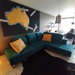 Hoekzetel petroleumblauw, Ophalen, Zo goed als nieuw, Stof