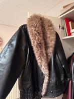 jas met bontkraag, Kleding | Dames, Ophalen, Zo goed als nieuw, Maat 36 (S), Zwart