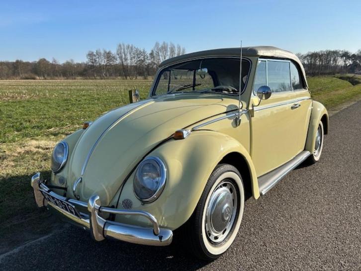 kever cabrio 1966 2 eigenaar(7 te koop) kevermobiel, Auto's, Oldtimers, Particulier, Volkswagen, Benzine, Cabriolet, 2 deurs, Handgeschakeld