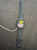 Apple Watch SE 2022 - Smartwatch heren en dames - 44 mm -, Handtassen en Accessoires, Smartwatches, Ophalen, Gebruikt, Zwart, IOS