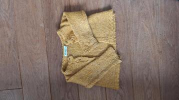 Geel wollen vestje 12 maanden van P'tit Filou beschikbaar voor biedingen