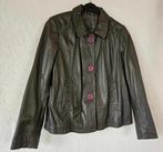 Veste mi saison en cuir taille 42, Ophalen of Verzenden, Gedragen, Maat 42/44 (L)