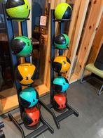 Medicineball rack + balls, Ophalen, Zo goed als nieuw, Buik, Medicijnbal