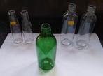 Kleine flesjes zonder stopsel als vaasje of kaarsenhouder, Ophalen, Overige typen, Nieuw, Glas