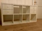 Kallax Ikea kast met 2 schuiven, Ophalen, Gebruikt, 100 tot 150 cm, Minder dan 150 cm