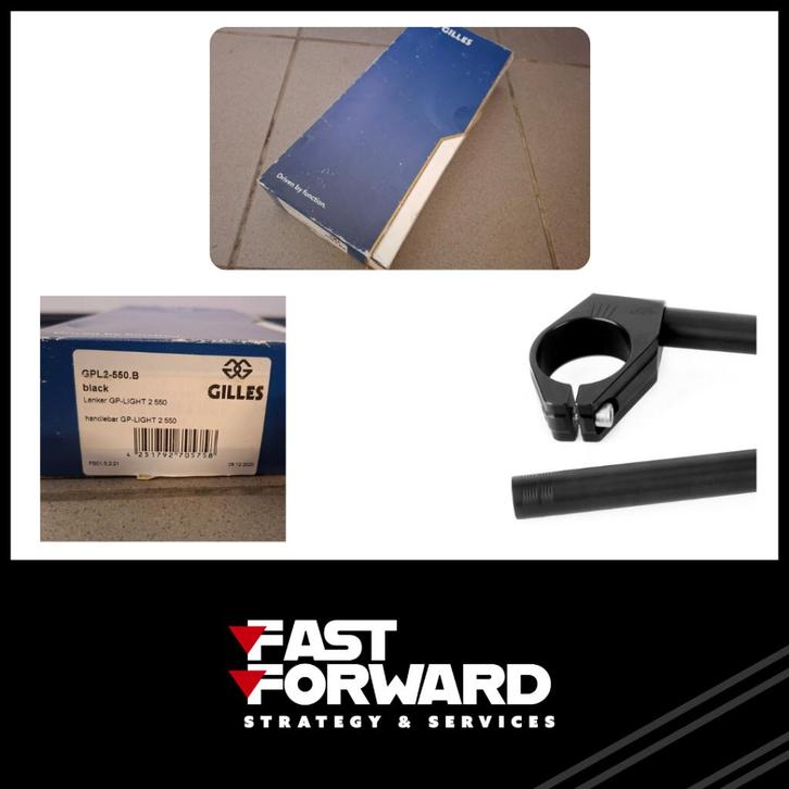 Gilles Tooling  - GP2 Light Clip ons - 55 mm BMW - Nieuw, Motoren, Onderdelen | Merk-onafhankelijk, Ophalen of Verzenden