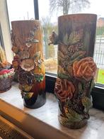 Hasseltse keramiek buisvazen., Antiek en Kunst, Antiek | Keramiek en Aardewerk, Ophalen