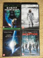 Interstellar + Gravity + Inception + Event Horizon  PAKKET, Vanaf 16 jaar, Ophalen of Verzenden, Zo goed als nieuw, Science Fiction