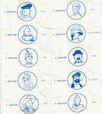 serie sigarenbanden (10) stripfiguren Kuifje volledig #12, Verzenden, Kuifje, Gebruikt, Overige typen