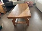 Houten salontafel, Huis en Inrichting, Ophalen, Gebruikt, 100 tot 150 cm, Eikenhout
