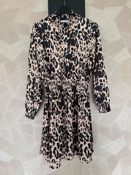Most Wanted - Luipaardprint Jurk - Maat M, Kleding | Dames, Jurken, Zo goed als nieuw, Maat 38/40 (M), Zwart, Ophalen of Verzenden