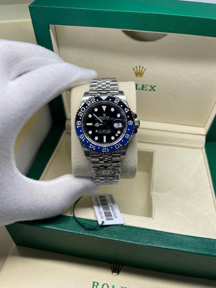 Rolex gmt master II batgirl jubilee 40mm, Handtassen en Accessoires, Horloges | Heren, Nieuw, Rolex, Ophalen of Verzenden