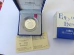 Frankrijk: 1/4 euro 2002  - in zilver in box + certificaat, Postzegels en Munten, Setje, Frankrijk, Zilver, Verzenden