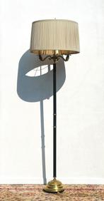 50s Neoklassiek * Hollywood Regency * Vintage * Staanlamp, Ophalen of Verzenden, Gebruikt, Metaal, Classique antique