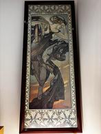 Art nouveau kader mucha, Antiek en Kunst, Ophalen