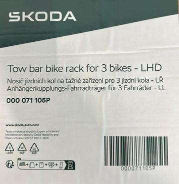 Skoda 3 fietsenrek beschikbaar voor biedingen