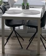 klein wit tafeltje, 50 tot 100 cm, Overige materialen, Zo goed als nieuw, Tot twee personen