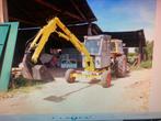 Graafmachine achter tractor Bazolli, Ophalen
