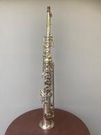 Sopraansax A. Lecomte " Historische instrument", Muziek en Instrumenten, Blaasinstrumenten | Saxofoons, Gebruikt, Met koffer, Sopraan