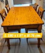 Tafel massief hout, Ophalen, Gebruikt, Grenenhout