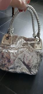 Zilveren paletten tas van Abro, Enlèvement ou Envoi, Comme neuf, Autres marques, Cuir