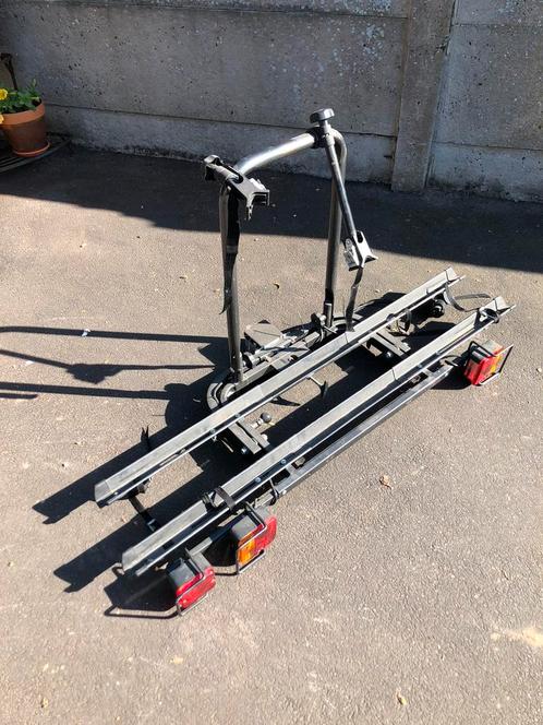 Fietsendrager voor 2 fietsen, kantelbaar, Auto diversen, Fietsendragers, Gebruikt, Trekhaakdrager, 2 fietsen, Elektrische fiets