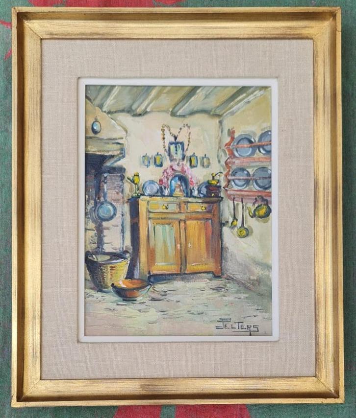 Schilderij, Antiek en Kunst, Kunst | Schilderijen | Klassiek, Ophalen