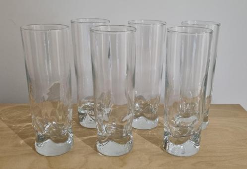 6 mooie longdrink glazen, Huis en Inrichting, Keuken | Servies, Nieuw, Glas of Glazen, Effen, Glas, Ophalen of Verzenden