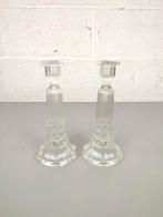 Duo Val saint lambert kandelaars, Antiek en Kunst, Ophalen of Verzenden