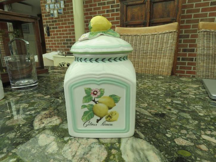 Villeroy & boch pots à condiments, Maison & Meubles, Cuisine | Vaisselle, Comme neuf, Récipient(s), Autres styles, Porcelaine